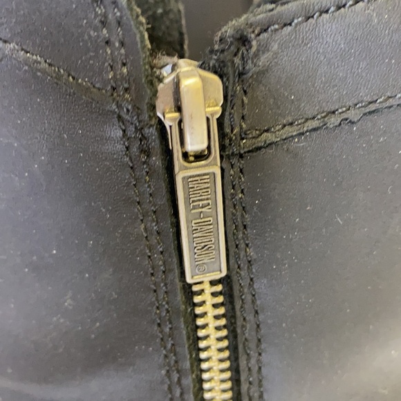 Harley-Davidson Adrian Black 8-Inch Boots size 7 - Picture 8 of 11